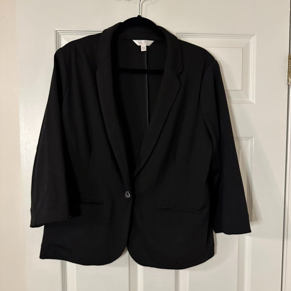 Black Lauren Conrad Ponte Blazer